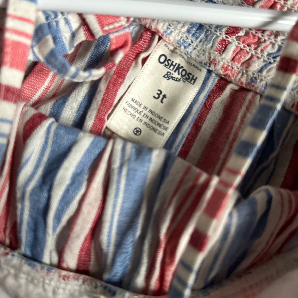 Red/White/Blue Striped Dress - Picture 3 of 3